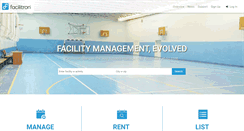 Desktop Screenshot of facilitron.com